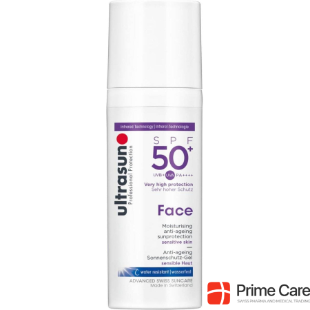 Ultrasun Face, size suntan lotion, SPF 50+, 50 ml
