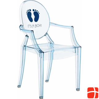 Kartell Lou Lou Ghost high chair it's a boy