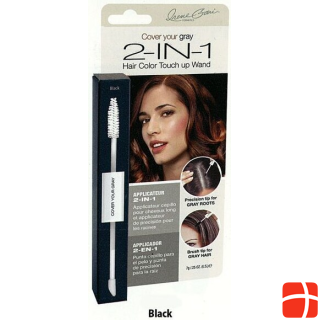 Cover Your Gray Cover your gray Hair Color Touch up Wall 2in1 Black 7 g, size Black