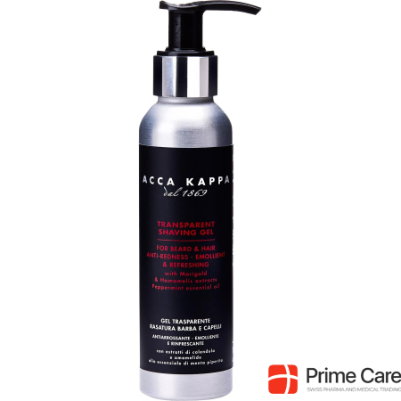 Acca Kappa Transparent shaving gel, size 125 ml, shaving gel