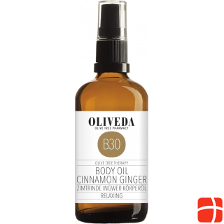 Oliveda Body oil cinnamon bark ginger B30