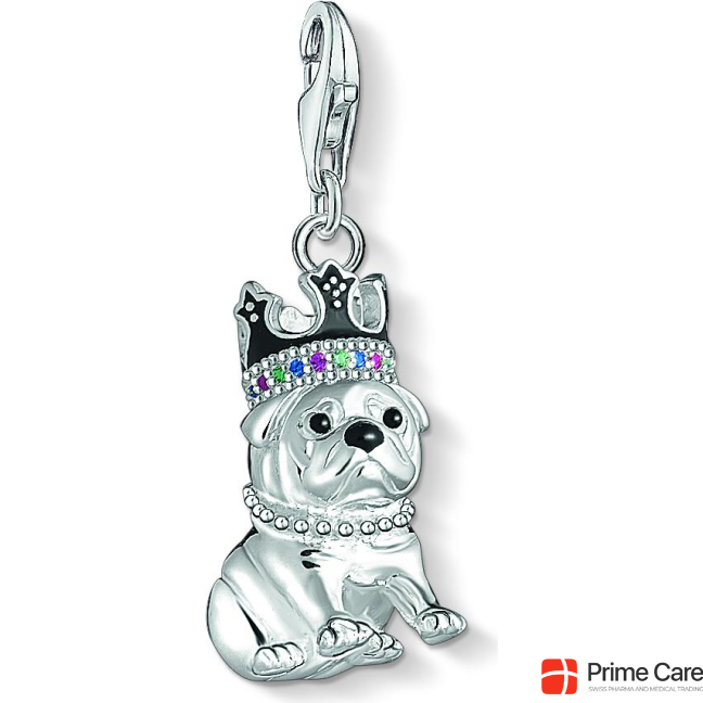 Thomas Sabo Charm pendant bulldog with crown