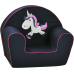 Knorrtoys Children's armchair UMA.The unicorn blue