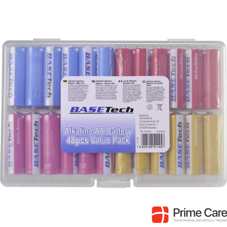 Щелочная батарея Basetech Mignon (AA) ma