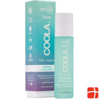 Coola Organic Suncare Makeup Setting Spray Organic Sunscreen SPF 30, size sun spray, SPF 30, 50 ml