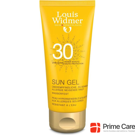 Louis Widmer Sun Gel perfumed, size Sun gel, SPF 30, 100 ml