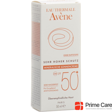 Avène Avene, размер крема для загара, SPF 50+, 50 мл