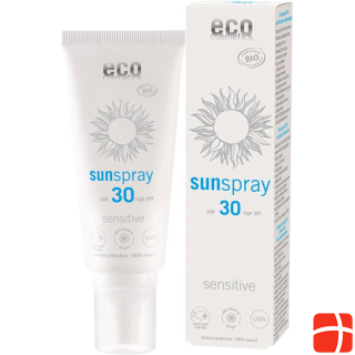 Eco Cosmetics Солнцезащитный спрей SPF 30 для чувствительных, размерный солнцезащитный спрей, SPF 30, 100 мл