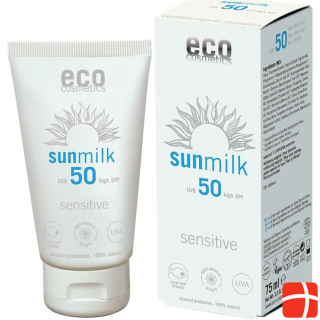 Eco Cosmetics Sensitive, size suntan lotion, SPF 50