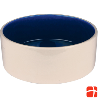 Trixie Ceramic bowl 2.3l cream/blue