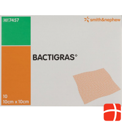 Bactigras Gazeverband 10cmx10cm 10 Beutel