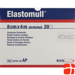 Elastomull Gazebinde Weiss 4mx8cm 20 Stück