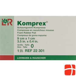 Komprex Schaumgummi Kompressen 9cm x 1cm