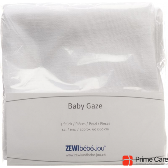 Zewi Baby Gaze 9/7 Windeln 60x60cm 5 Stück buy online
