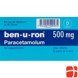 Ben U Ron 500mg 10 Zäpfchen