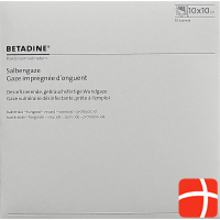 Betadine 10x10cm 10 Salbengazen