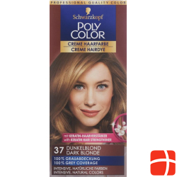 Polycolor Creme Haarfarbe 37 Dunkelblond 90ml