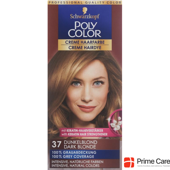 Polycolor Creme Haarfarbe 37 Dunkelblond 90ml buy online