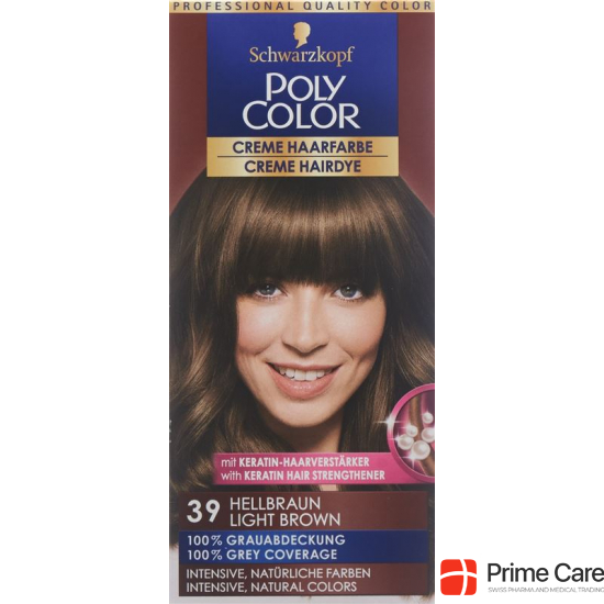 Polycolor Creme Haarfarbe 39 Hellbraun 90ml buy online