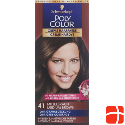 Polycolor Creme Haarfarbe 41 Mittelbraun 90ml