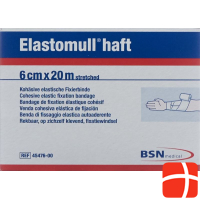 Elastomull Haft Gazebinde Weiss 20mx6cm Rolle