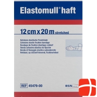 Elastomull adhesive gauze bandage white 20mx12cm roll