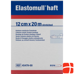 Elastomull adhesive gauze bandage white 20mx12cm roll