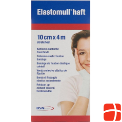 Elastomull Haft Gazebinde Weiss 4mx10cm Rolle