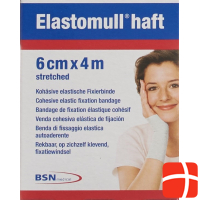 Elastomull adhesive gauze bandage white 4mx6cm roll