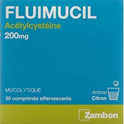 Fluimucil Brausetabletten 200mg Erwachsene Citron 30 Stück