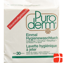 Puroderm Einmal Hygienewaschtücher 30 Stück