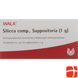 Wala Silicea Comp Zäpfchen Kind 10x 1g