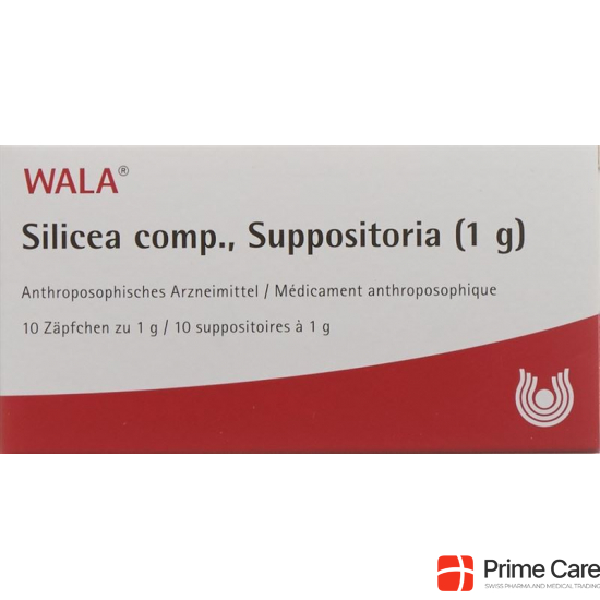 Wala Silicea Comp Zäpfchen Kind 10x 1g buy online