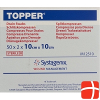 Topper Schlitzkompressen 10x10cm Steril 50 Beutel 2 Stück
