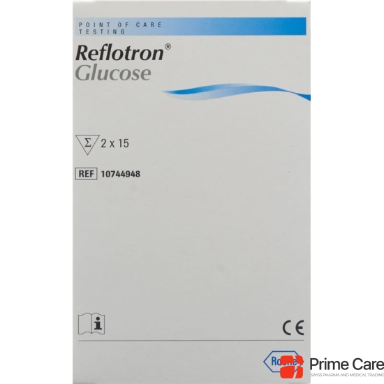 REFLOTRON glucose test strips 2 x 15 pcs