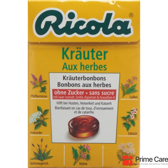 Ricola Kräuter Kräuterbonbons ohne Zucker 50g buy online