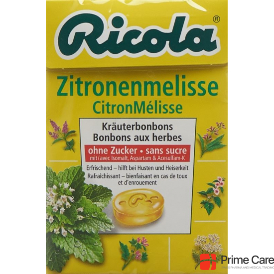 Ricola Zitronenmelisse Kräuterbonbons ohne Zucker Box 50g buy online