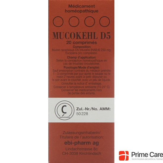 Mucokehl Tabletten D 5 20 Stück buy online