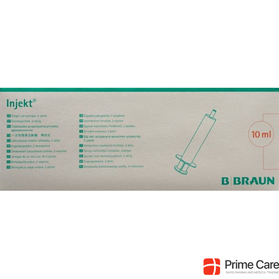 Braun Injektionsspritze 10ml Luer 2-teilig Exzentrisch 100 Stück buy online