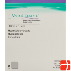 VariHesive Extra Dünn Hydrokolloidverband 10x10cm 5 Beutel