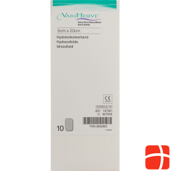 Varihesive Extra Dünn Hydrokolloidverband 5x20cm 10 Stück