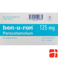 Ben U Ron 125mg 10 Zäpfchen