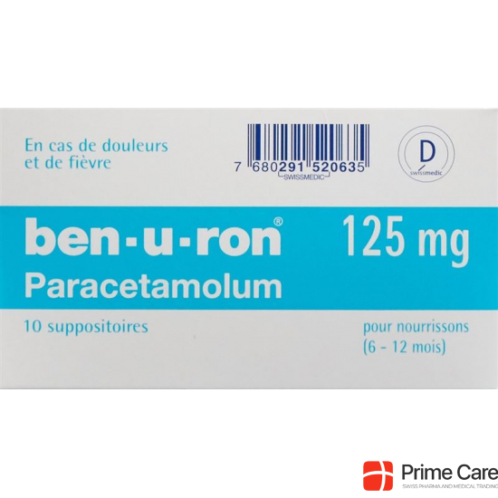 Ben U Ron 125mg 10 Zäpfchen buy online