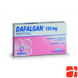 Dafalgan 150mg 10 Zäpfchen