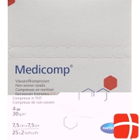 Medicomp Bl 4 Fach S30 7.5x7.5cm Steril 25x 2 Stück