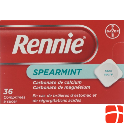 Rennie Spearmint 36 Lutschtabletten