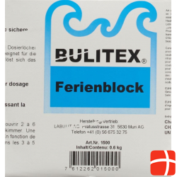 Bulitex Ferienblock 600g