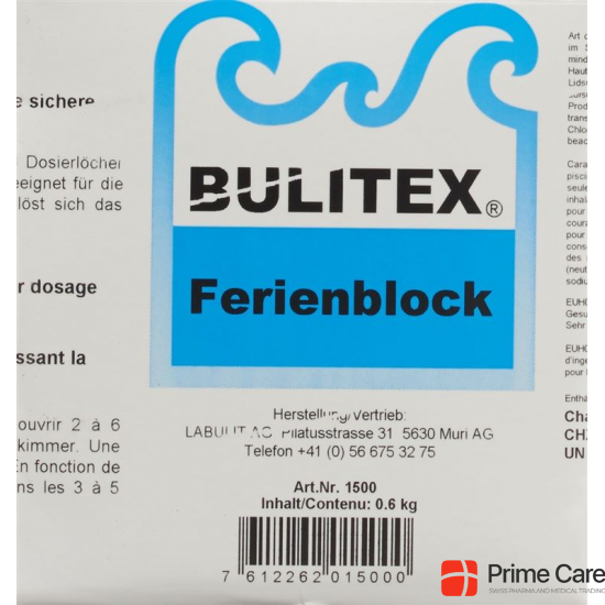 Bulitex Ferienblock 600g buy online