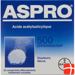 Aspro 500mg 20 Brausetabletten