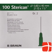 Sterican Nadel 21g 0.80x40mm Grün Luer 100 Stück